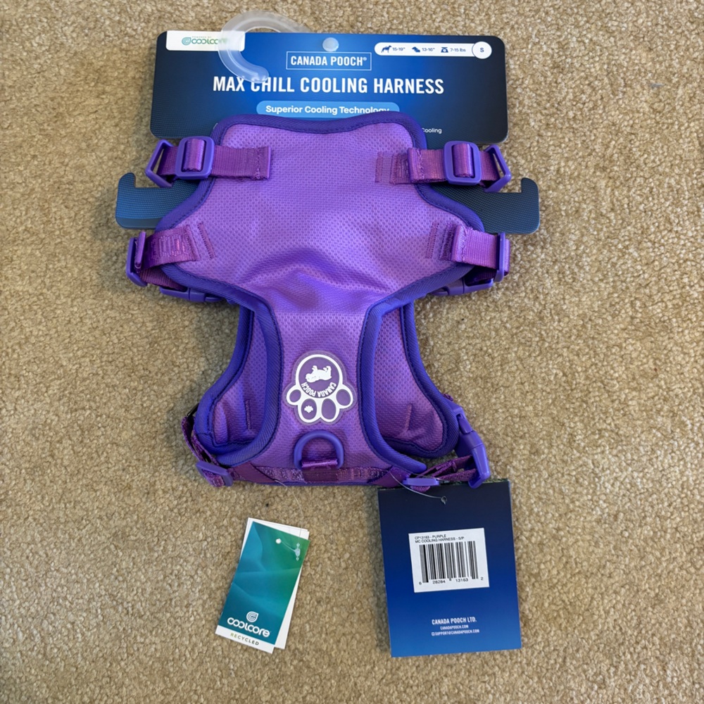 🆕 NEW Canada Pooch Max Chill Cooling Harness